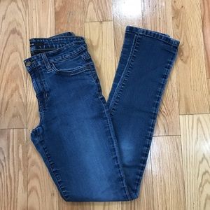 Women’s dark blue jeans